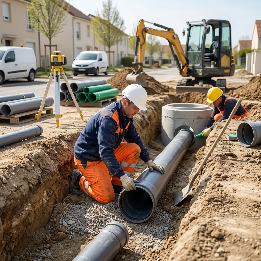 Raccordement au tout à l'égout Bezannes (51430)