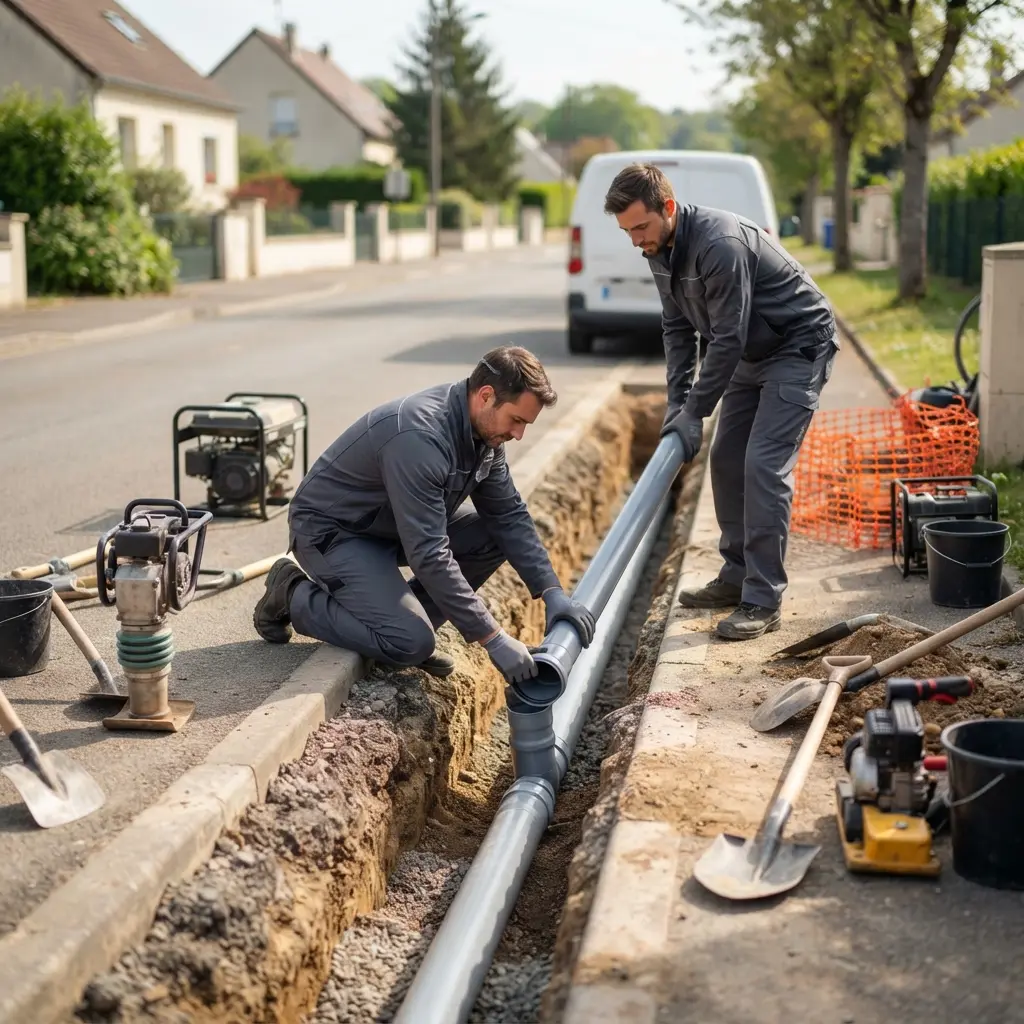 Raccordement au tout à l'égout Suippes (51600)