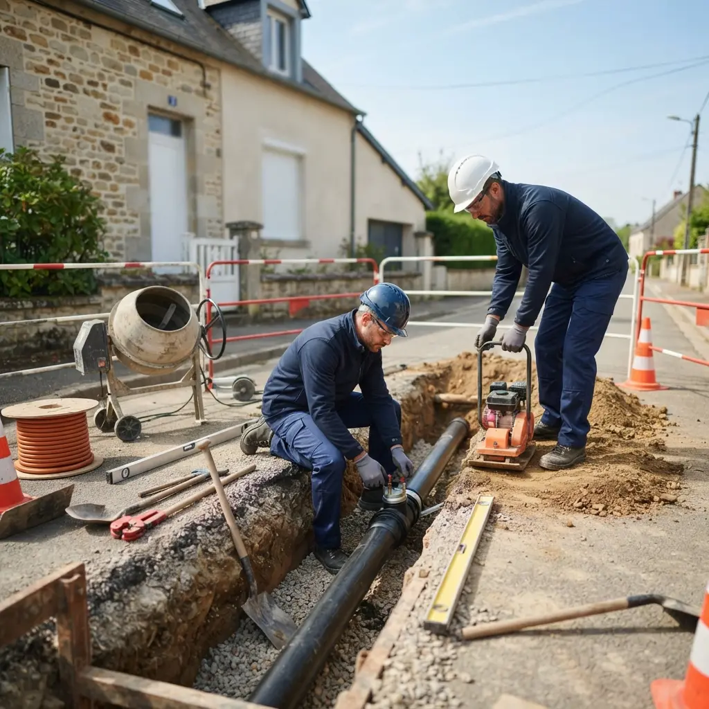 Raccordement au tout à l'égout Wassy (52130)