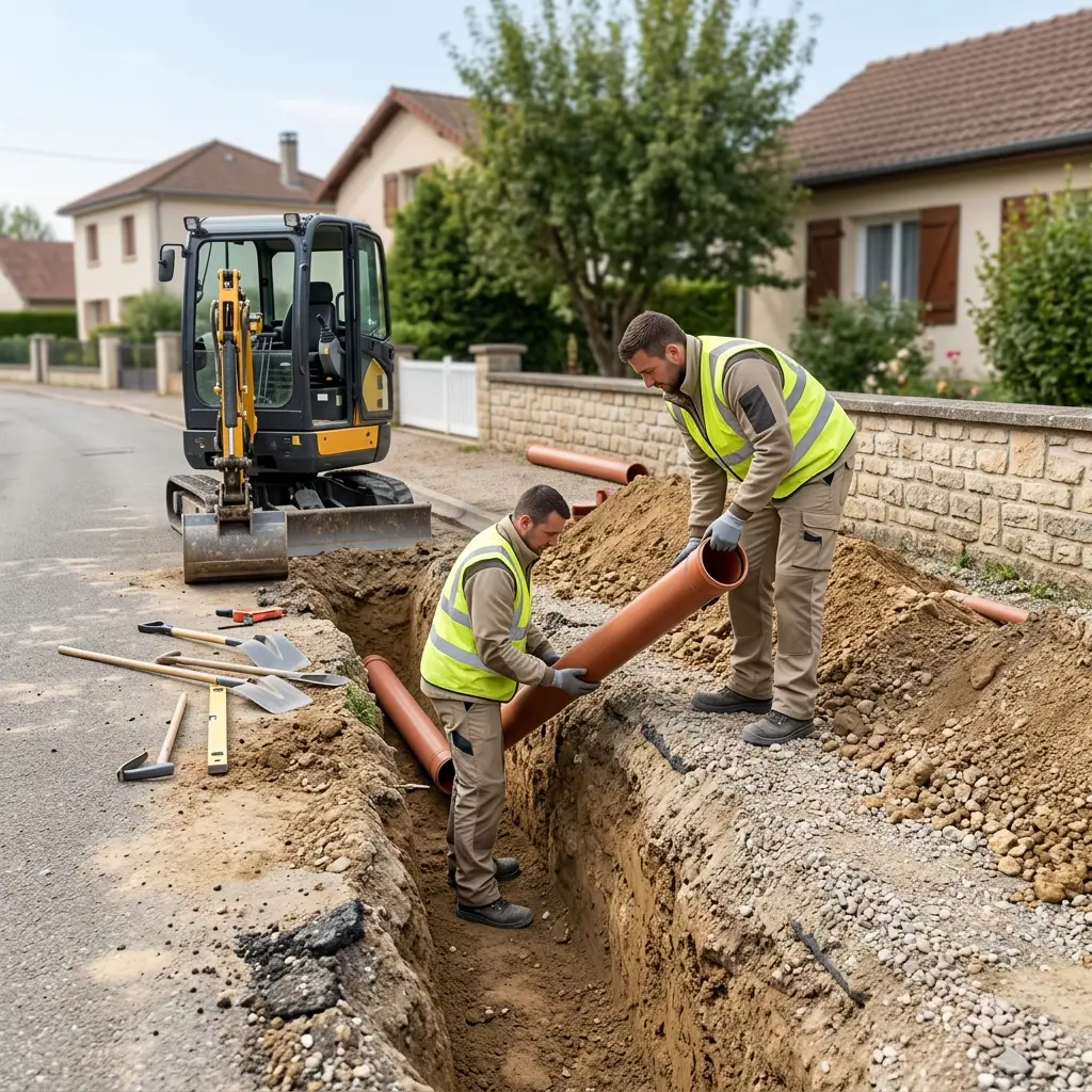 Raccordement au tout à l'égout Éclaron-Braucourt-Sainte-Livière (52290)