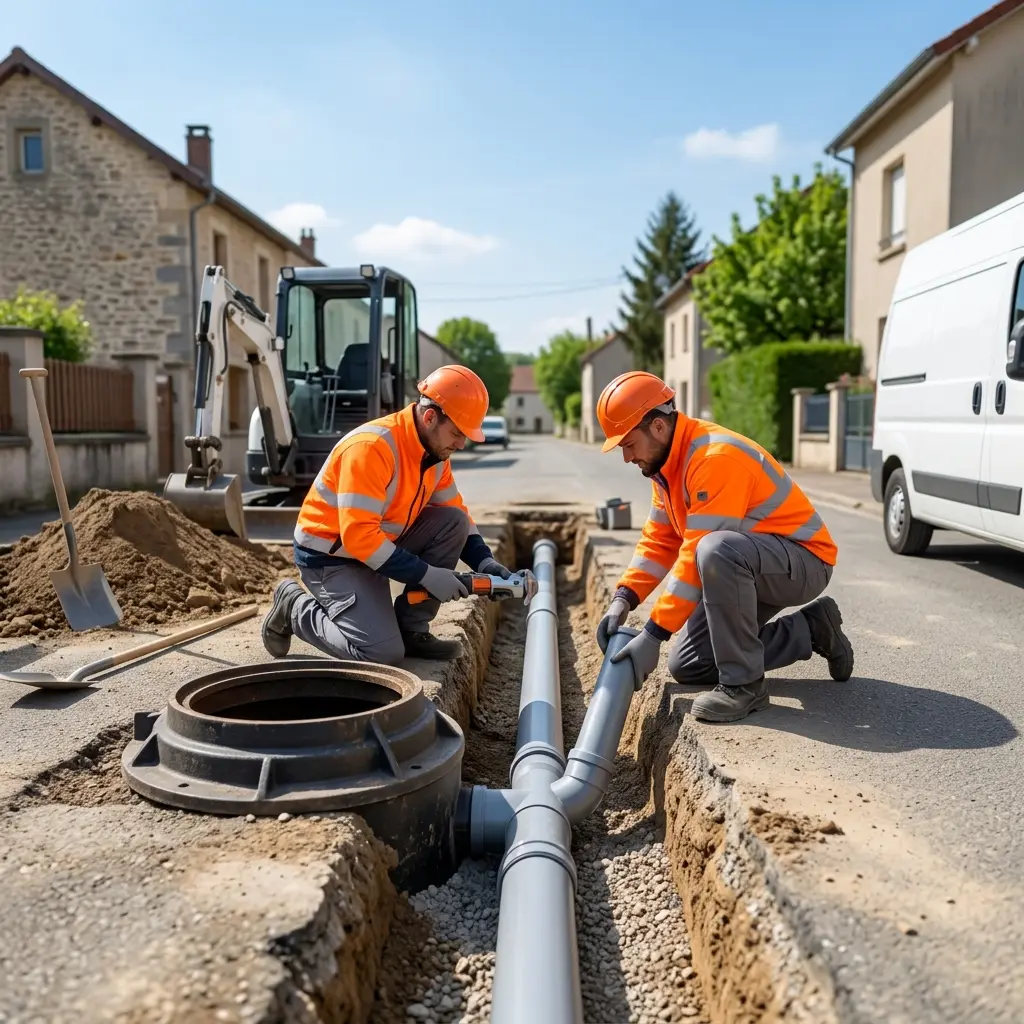 Raccordement au tout à l'égout Chalindrey (52600)