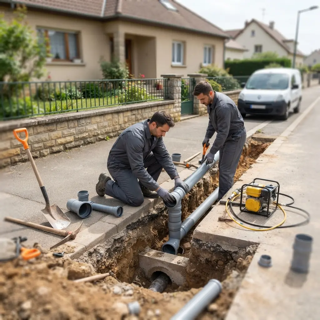 Raccordement au tout à l'égout Nancy (54100)