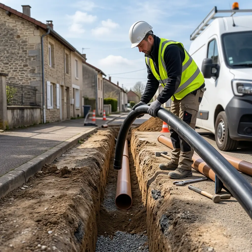 Raccordement au tout à l'égout Dombasle-sur-Meurthe (54110)