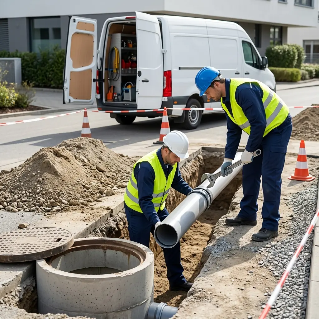 Raccordement au tout à l'égout Houdemont (54180)