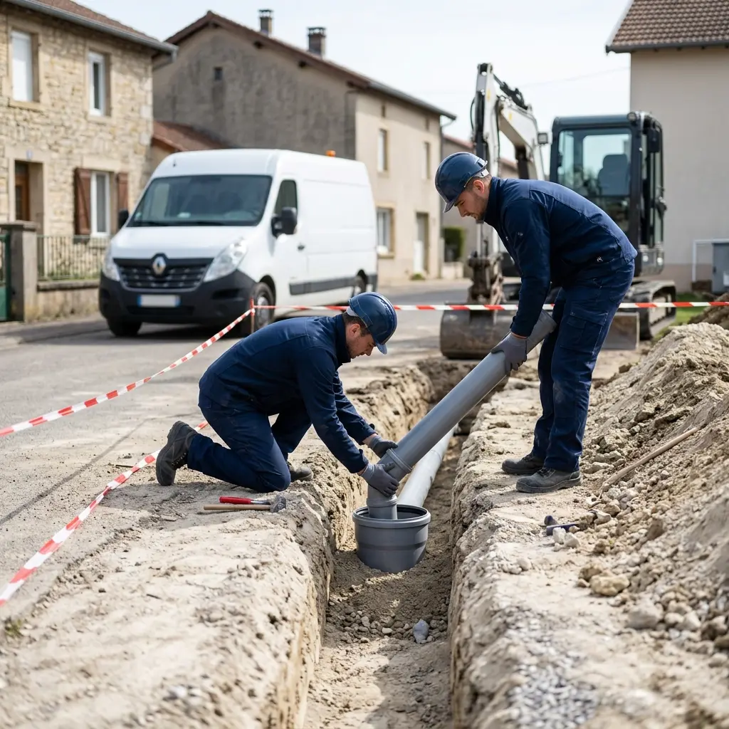 Comment se déroule le raccordement à Écrouves ?