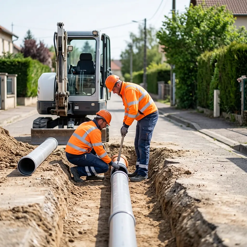 Raccordement au tout à l'égout Écrouves (54200)