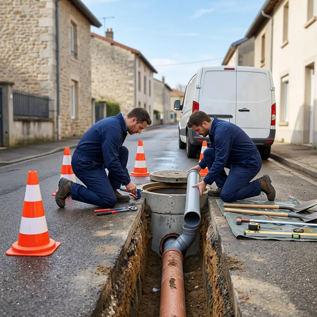 Raccordement au tout à l'égout Toul (54200)