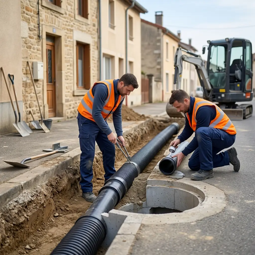 Raccordement au tout à l'égout Saint-Nicolas-de-Port (54210)