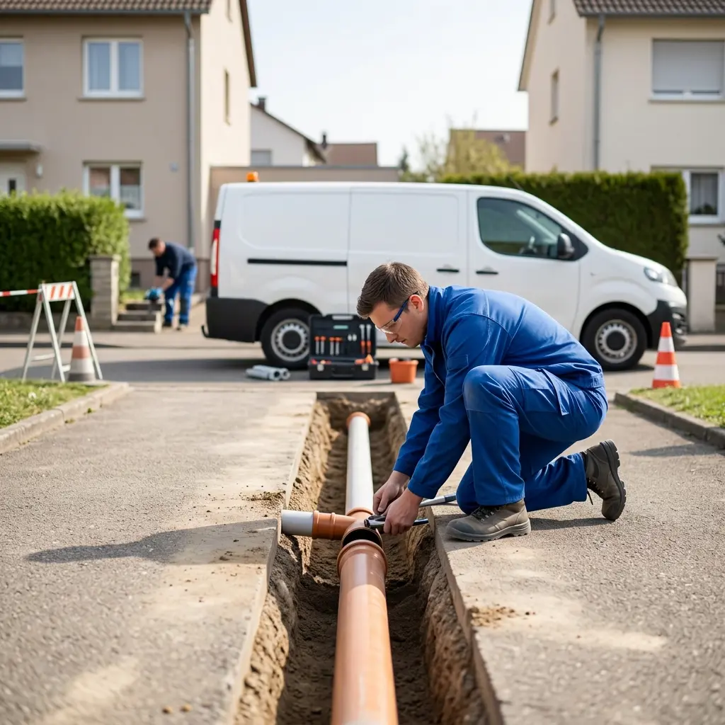 Raccordement au tout à l'égout Seichamps (54280)