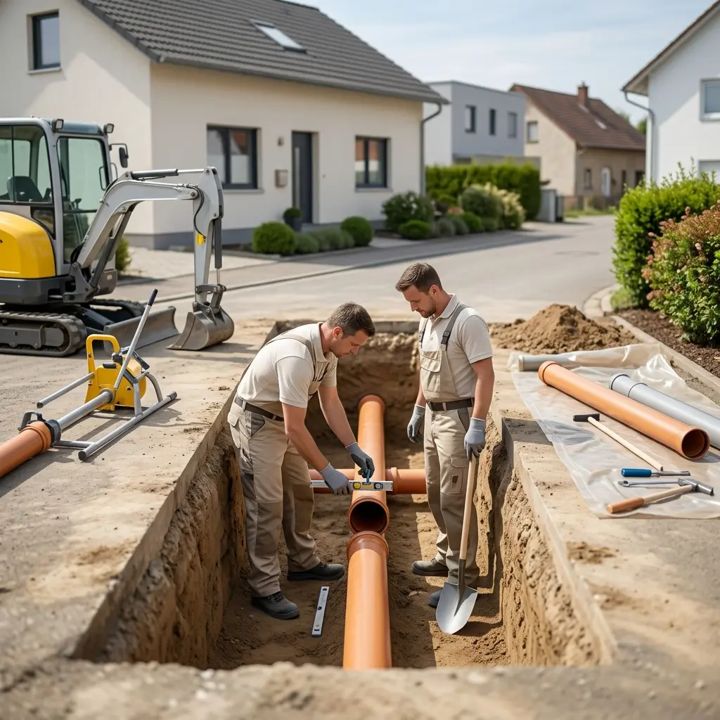 Comment se déroule un raccordement au tout à l'égout à Chanteheux ?