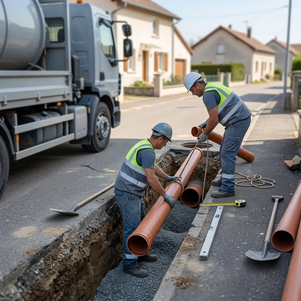 Raccordement au tout à l'égout Blainville-sur-l'Eau (54360)