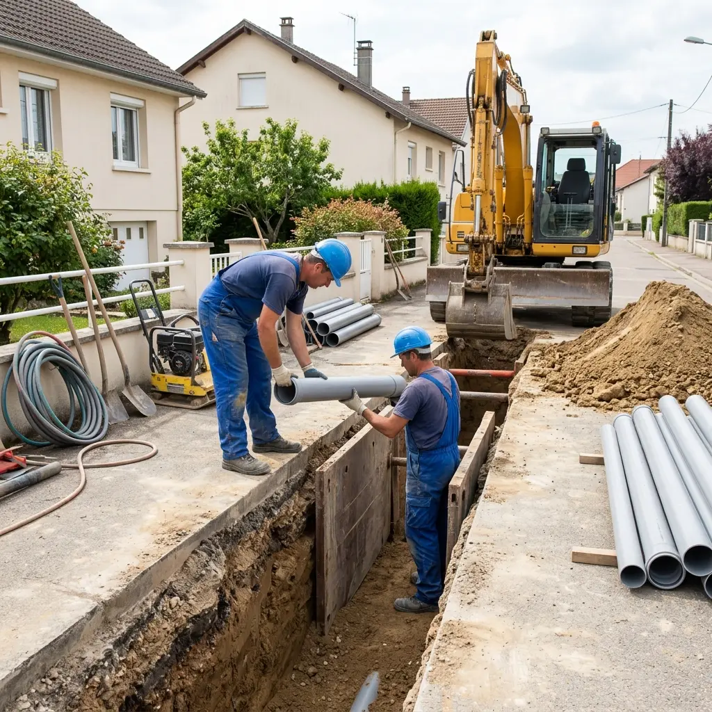 Comment se déroule le raccordement à Frouard ?