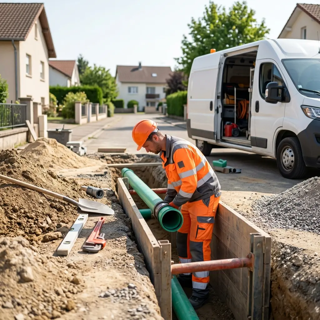 Raccordement au tout à l'égout Laneuveville-devant-Nancy (54410)
