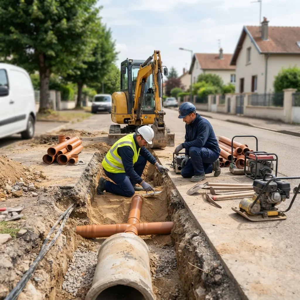 Raccordement au tout à l'égout Vandœuvre-lès-Nancy (54500)