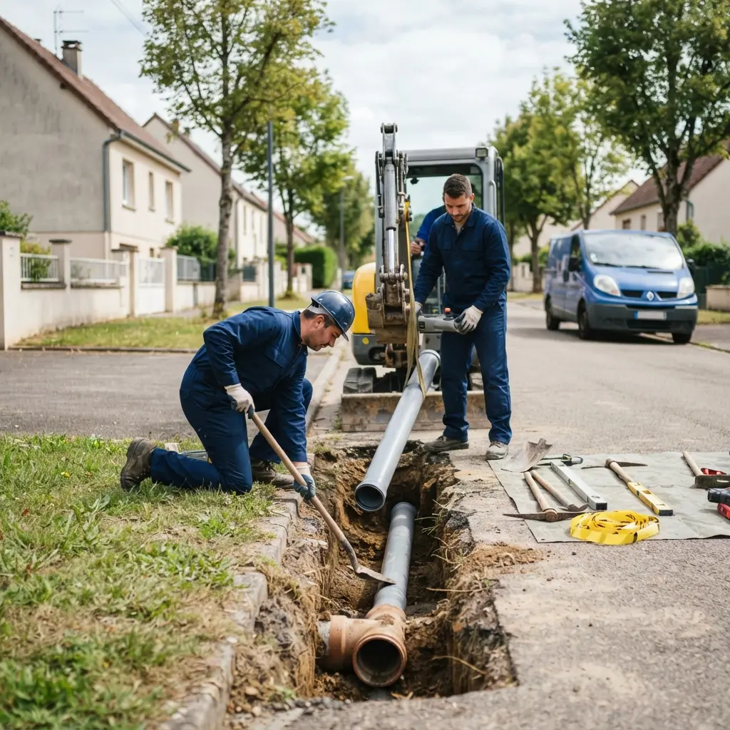 Raccordement au tout à l'égout Richardménil (54630)