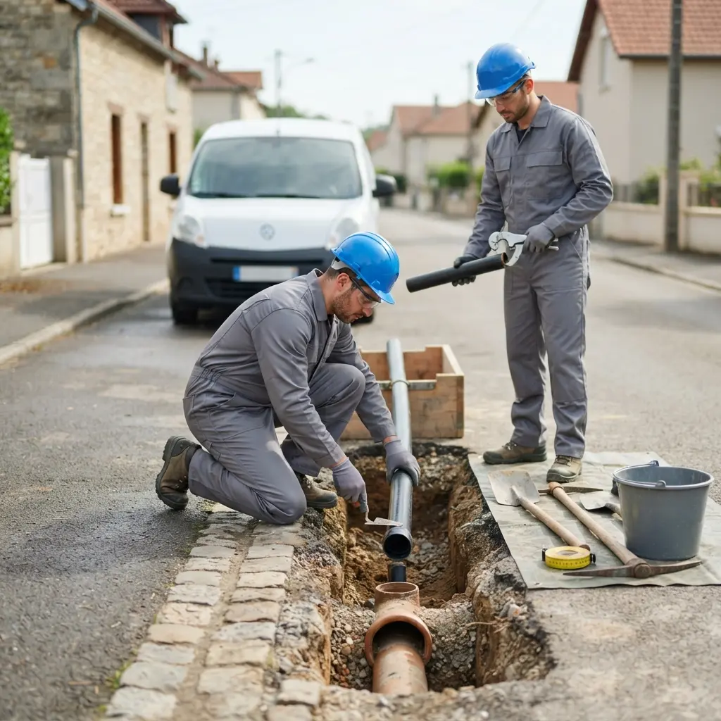 Raccordement au tout à l'égout Tucquegnieux (54640)