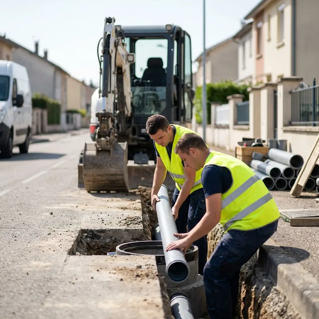 Raccordement au tout à l'égout Ludres (54710)