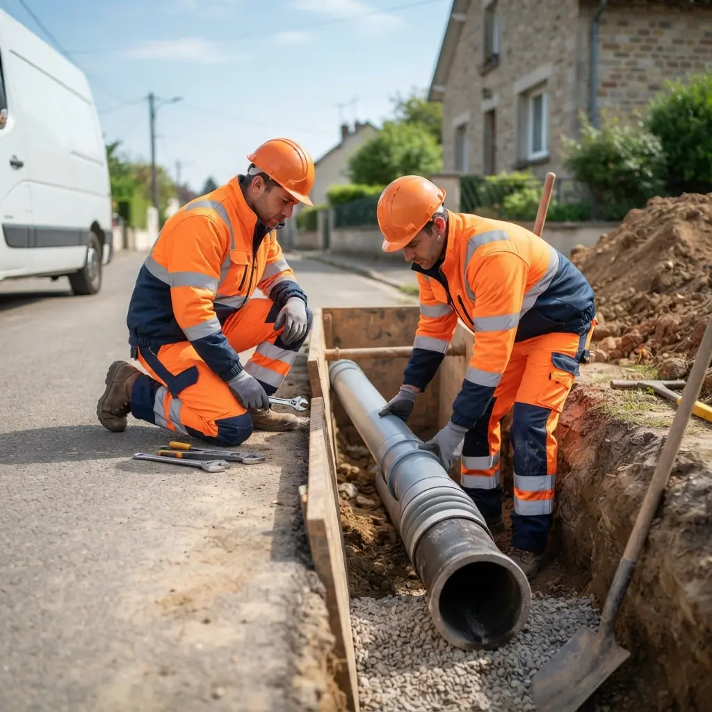 Raccordement au tout à l'égout Jarny (54800)