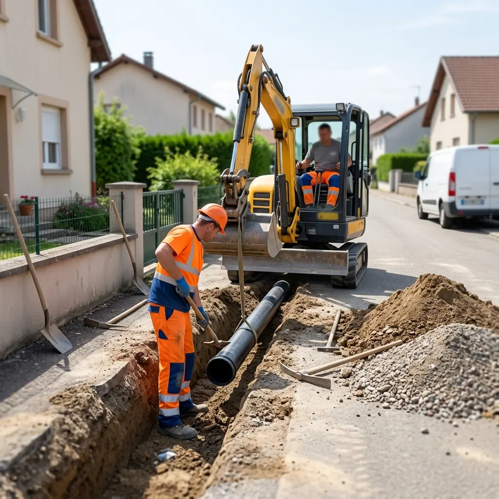 Expertise en raccordement à Haucourt-Moulaine