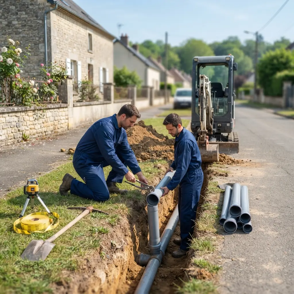 Raccordement au tout à l'égout Ligny-en-Barrois (55500)