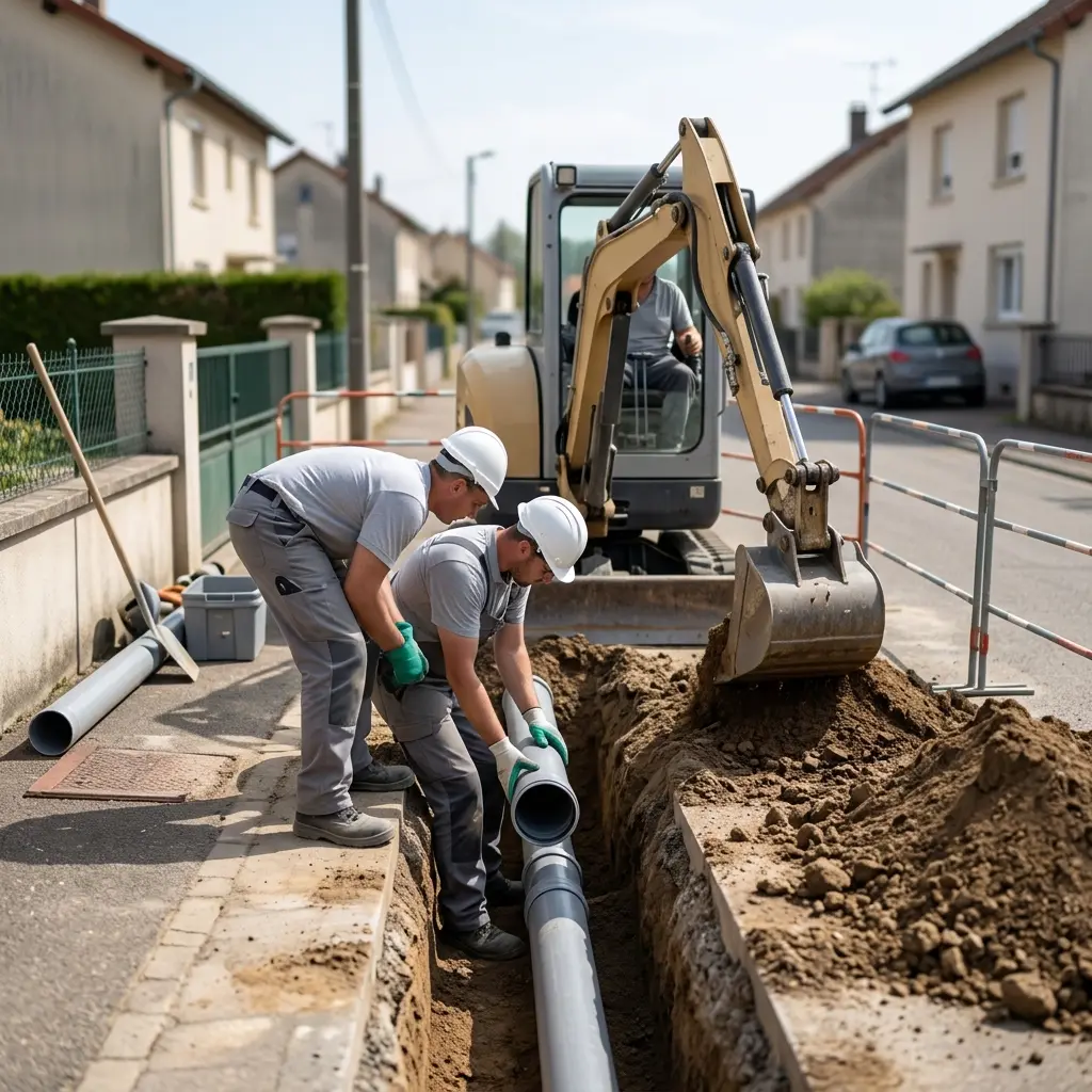 Raccordement au tout à l'égout Thierville-sur-Meuse (55840)