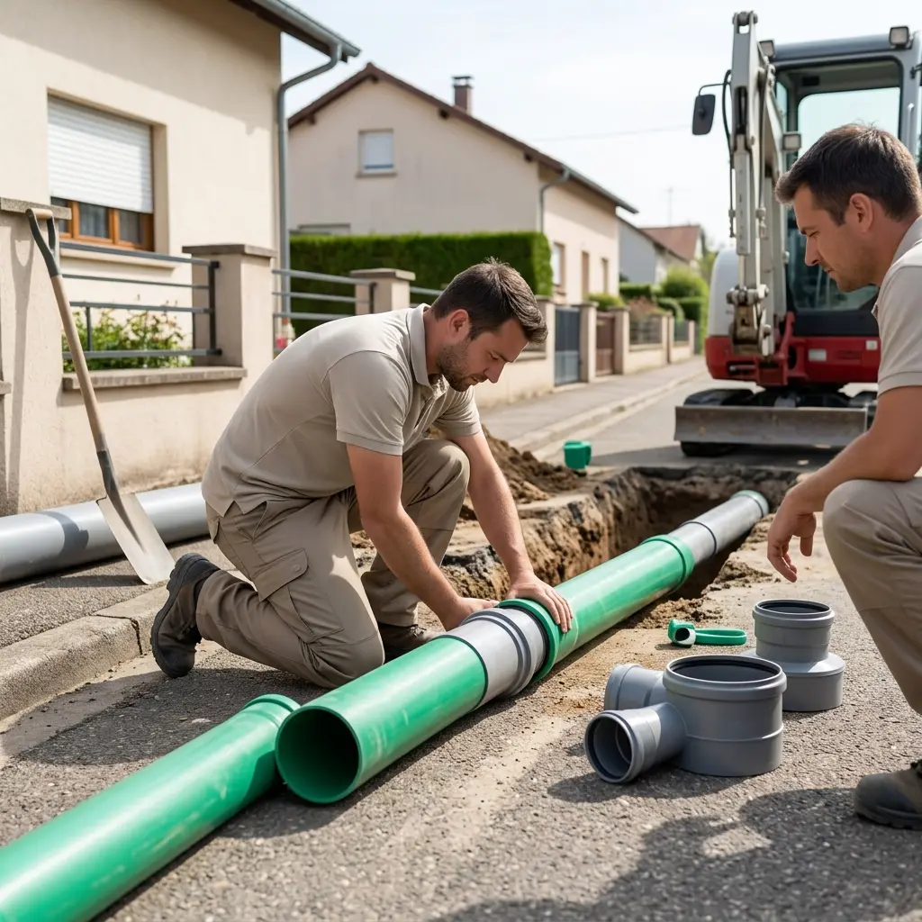 Raccordement au tout à l'égout Ars-sur-Moselle (57130)