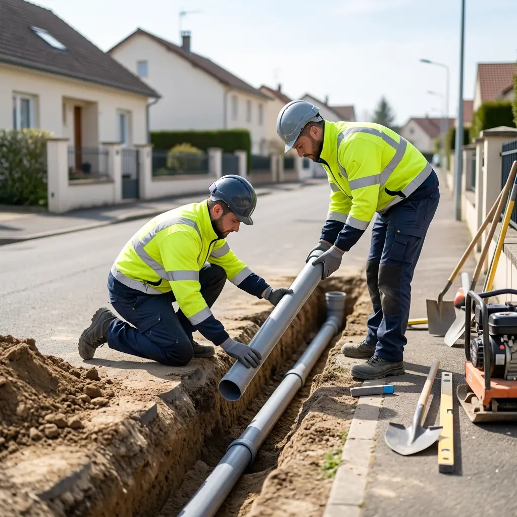 Raccordement au tout à l'égout Woippy (57140)