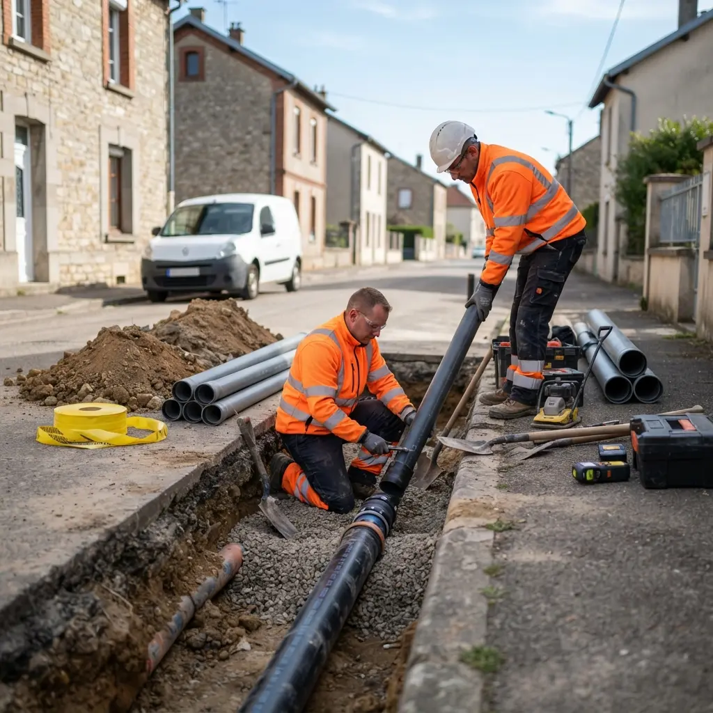 Comment se déroule le raccordement à Moulins-lès-Metz ?