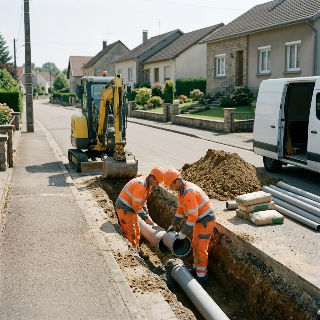 Raccordement au tout à l'égout Bitche (57230)