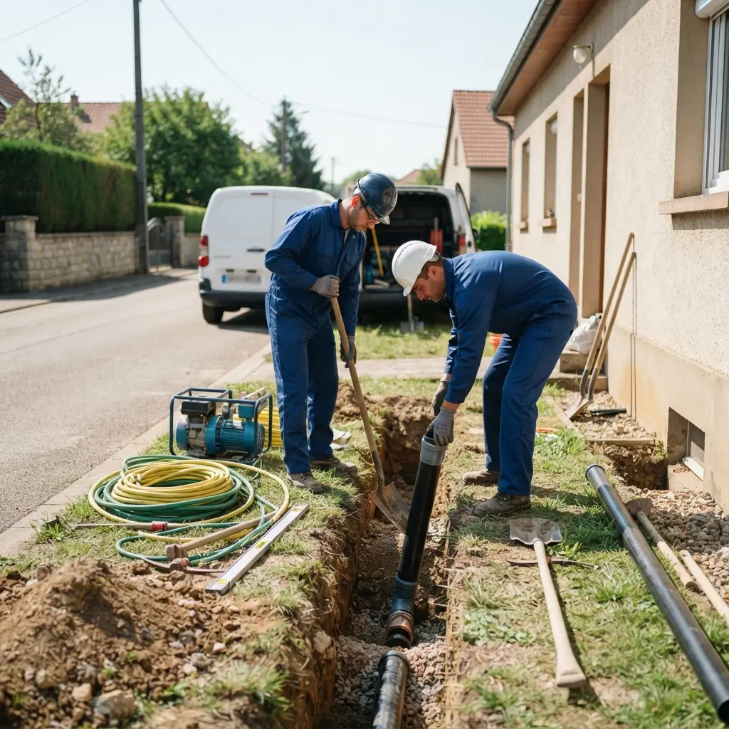 Raccordement au tout à l'égout Fameck (57290)