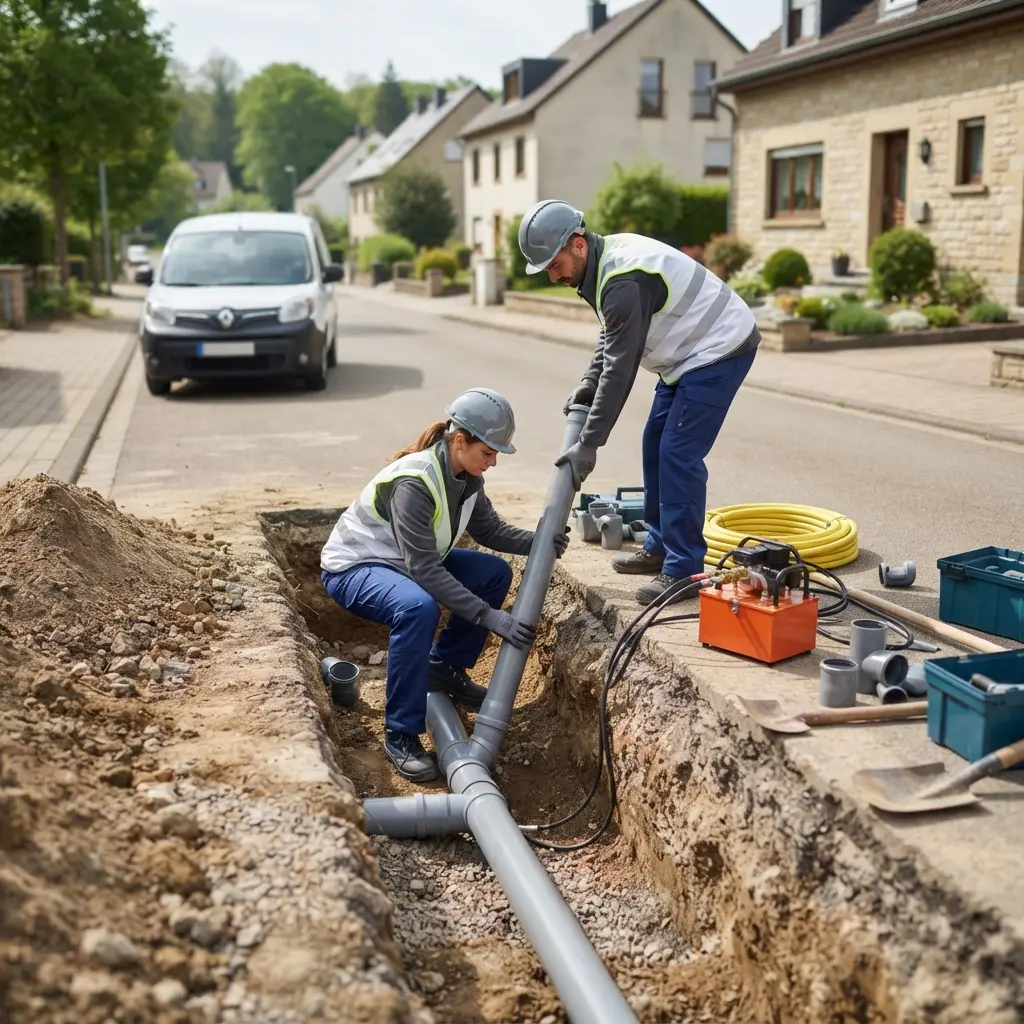 Comment se déroule l'intervention à Bertrange ?
