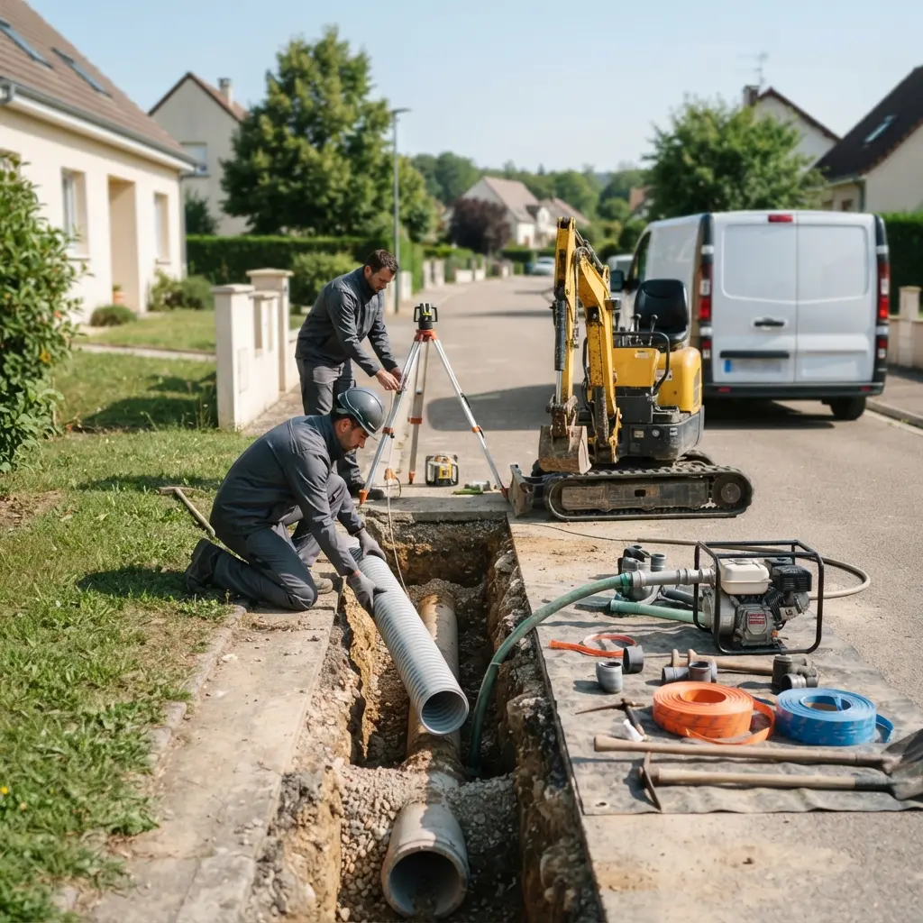 Raccordement au tout à l'égout Amnéville (57360)
