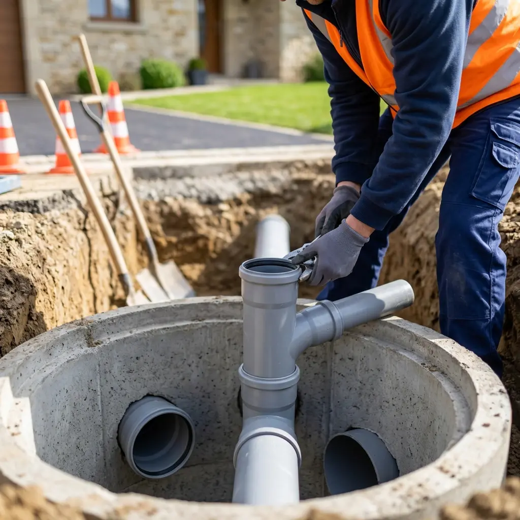 Notre approche technique pour le raccordement au tout à l'égout à Verny