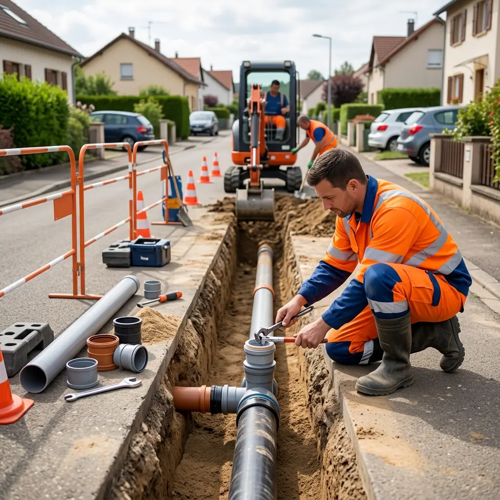Expertise en raccordement à Behren-lès-Forbach