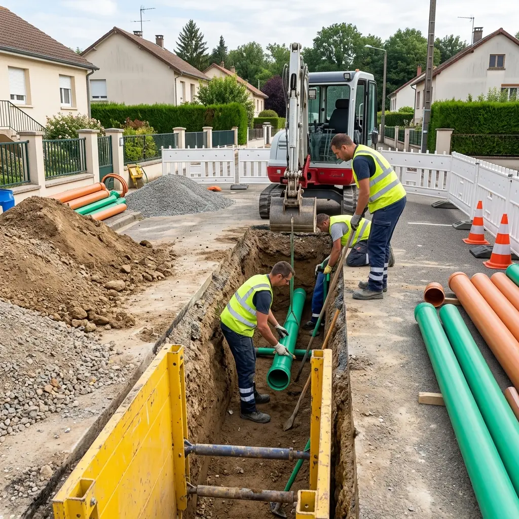 Comment se déroule le raccordement à Saint-Avold ?