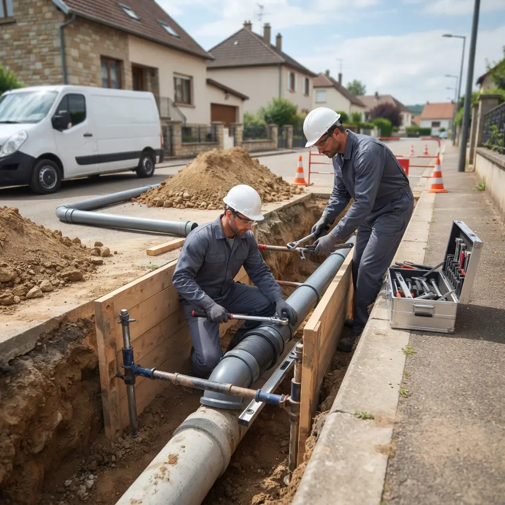 Expertise en raccordement à Forbach