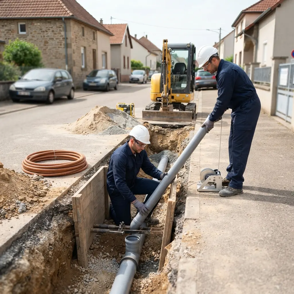 Nous assurons un raccordement durable à Rosselange