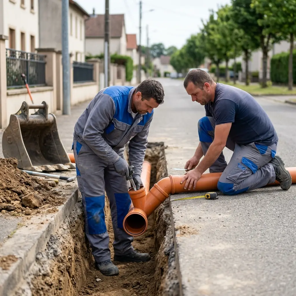 Comment se déroule l'intervention de raccordement à Porcelette ?