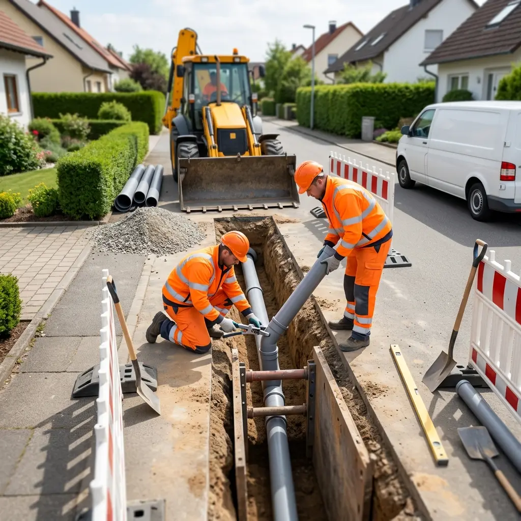 Raccordement au tout à l'égout Yutz (57970)