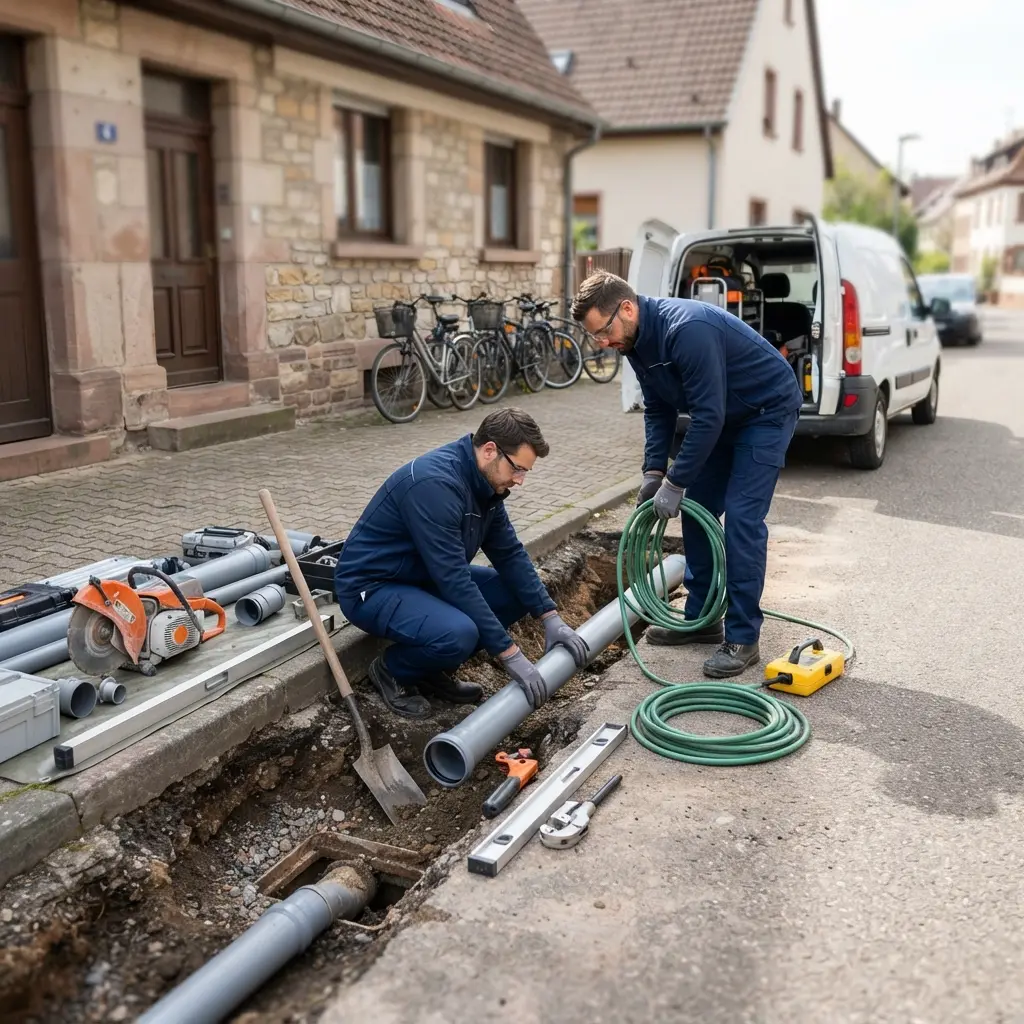 Raccordement au tout à l'égout Strasbourg (67000)