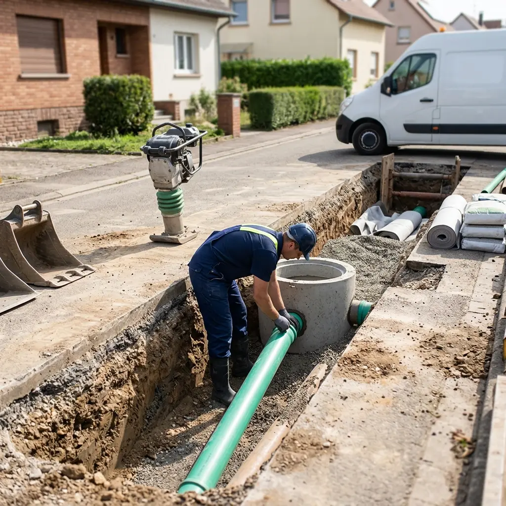 Raccordement au tout à l'égout Gundershoffen (67110)