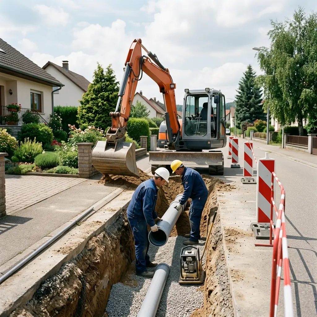 Raccordement au tout à l'égout Schirmeck (67130)