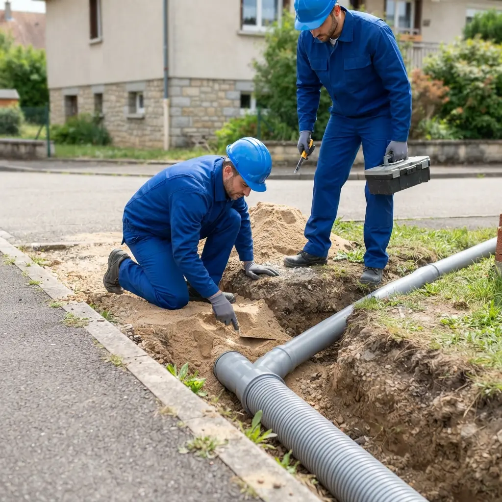 Notre méthode de raccordement au tout à l'égout