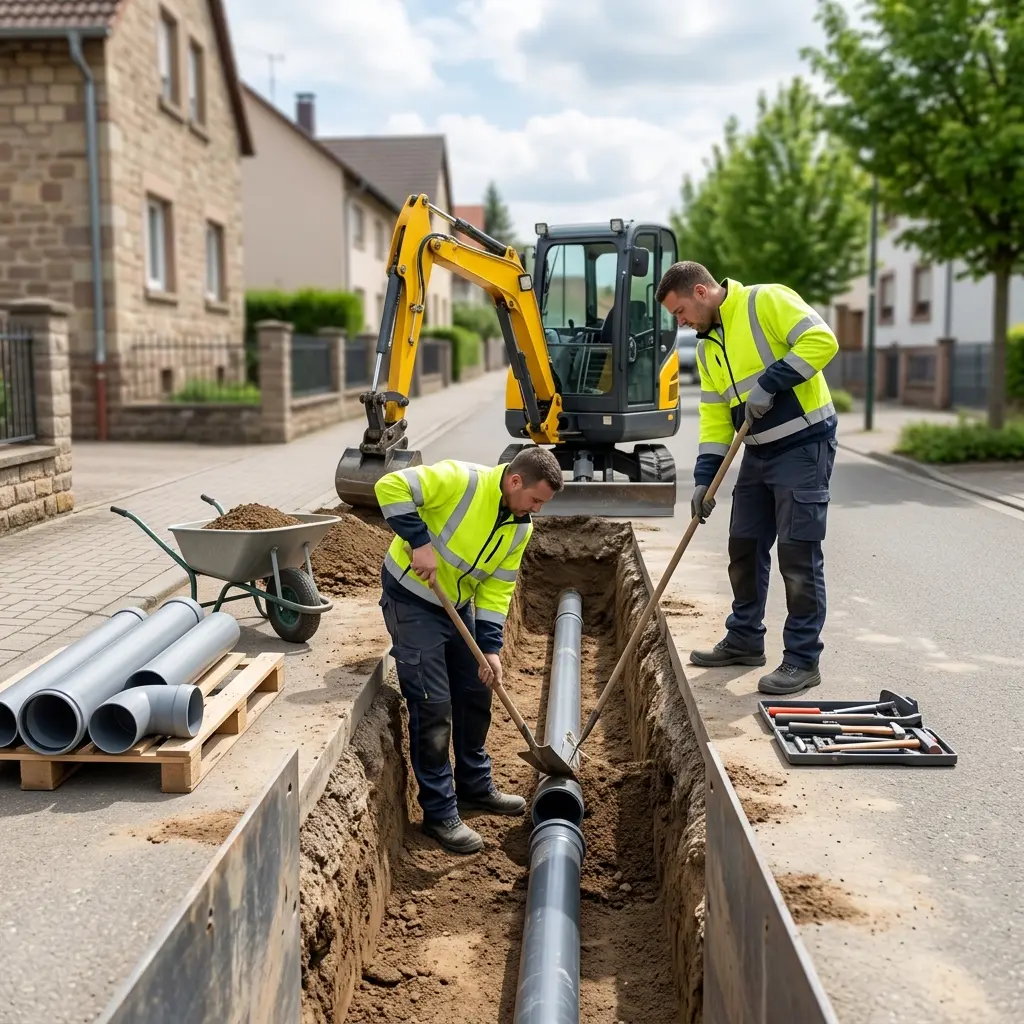 Raccordement au tout à l'égout Wissembourg (67160)