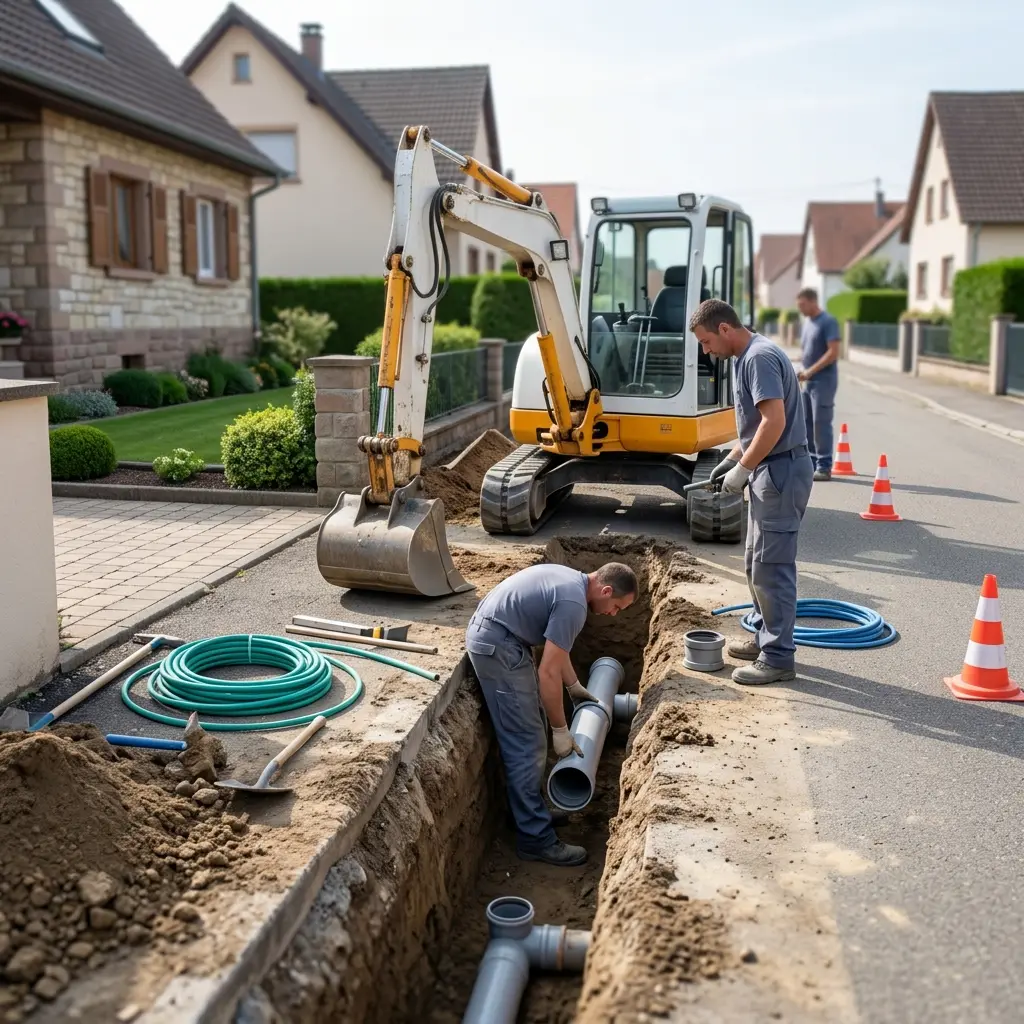 Comment se déroule le raccordement à Oberhausbergen ?