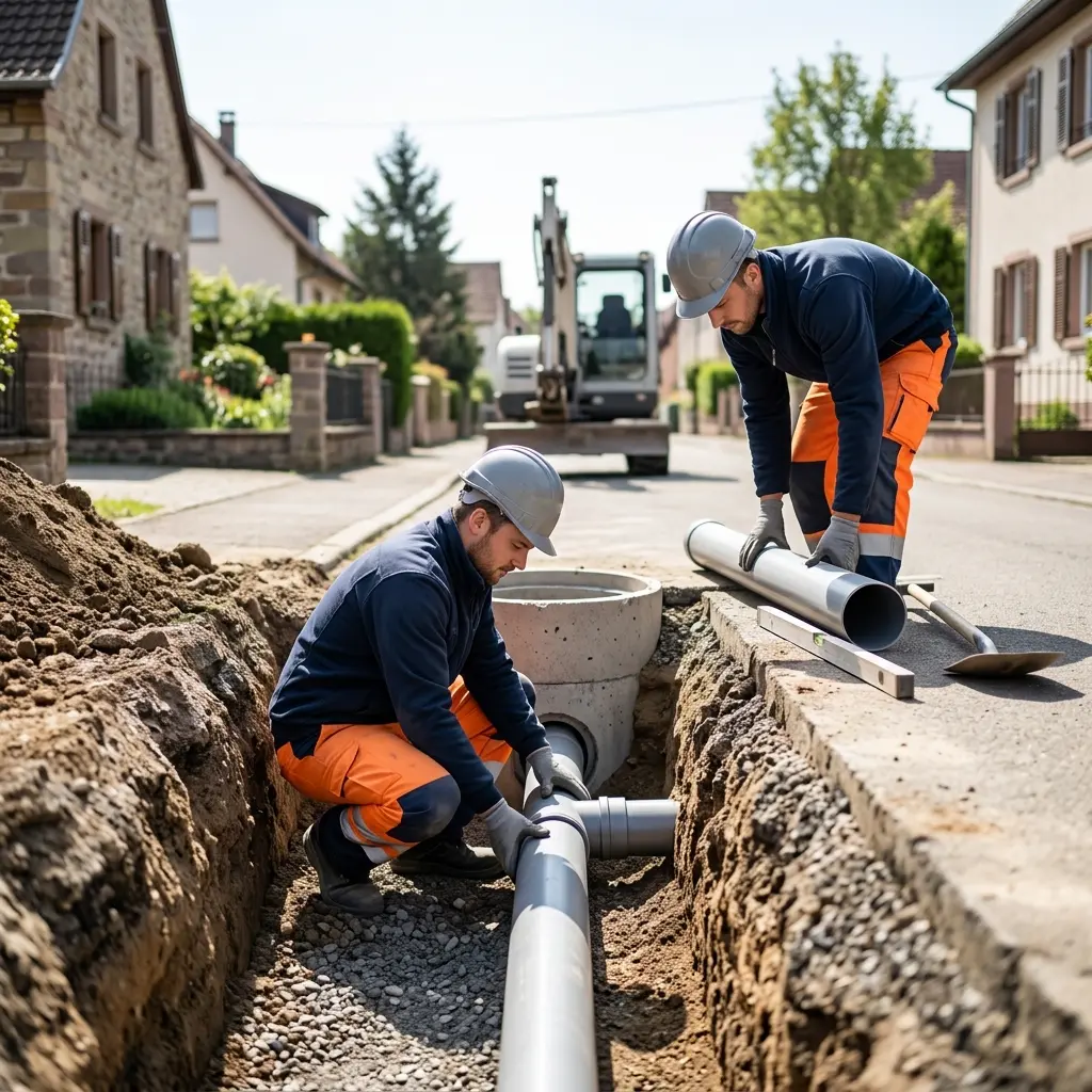 Raccordement au tout à l'égout Obernai (67210)