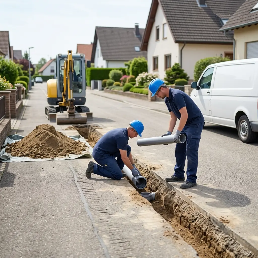 Raccordement au tout à l'égout Huttenheim (67230)