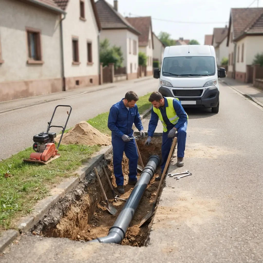 Comment se déroule le raccordement à Berstett ?