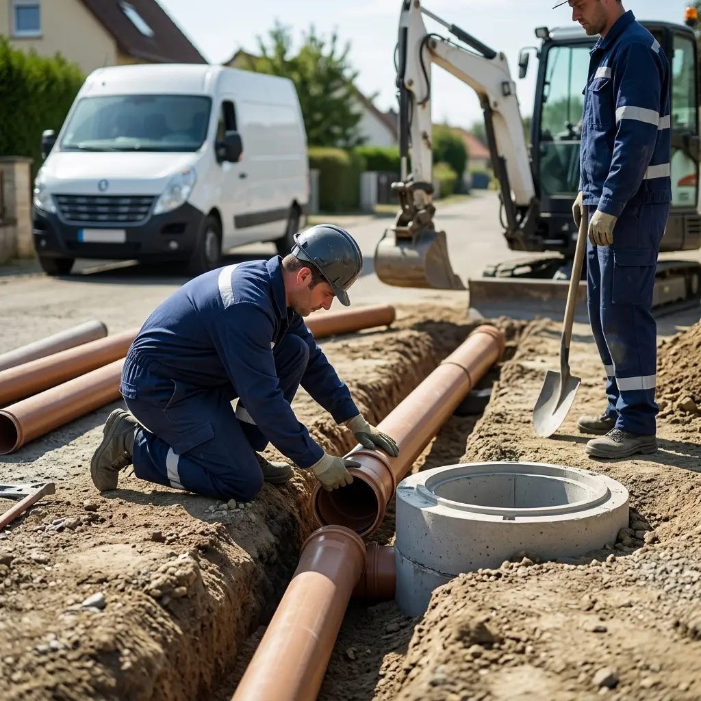 Raccordement au tout à l'égout Lampertheim (67450)