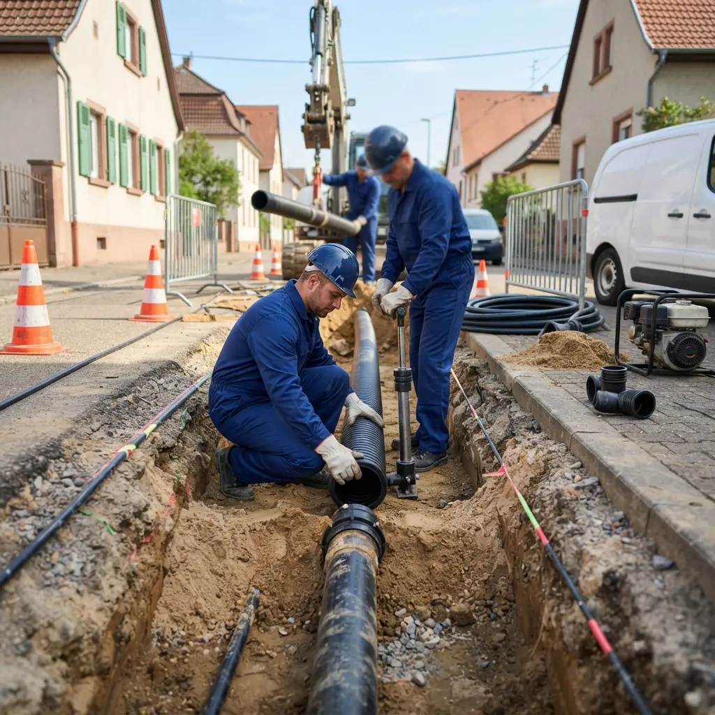 Comment se déroule le raccordement à Haguenau ?